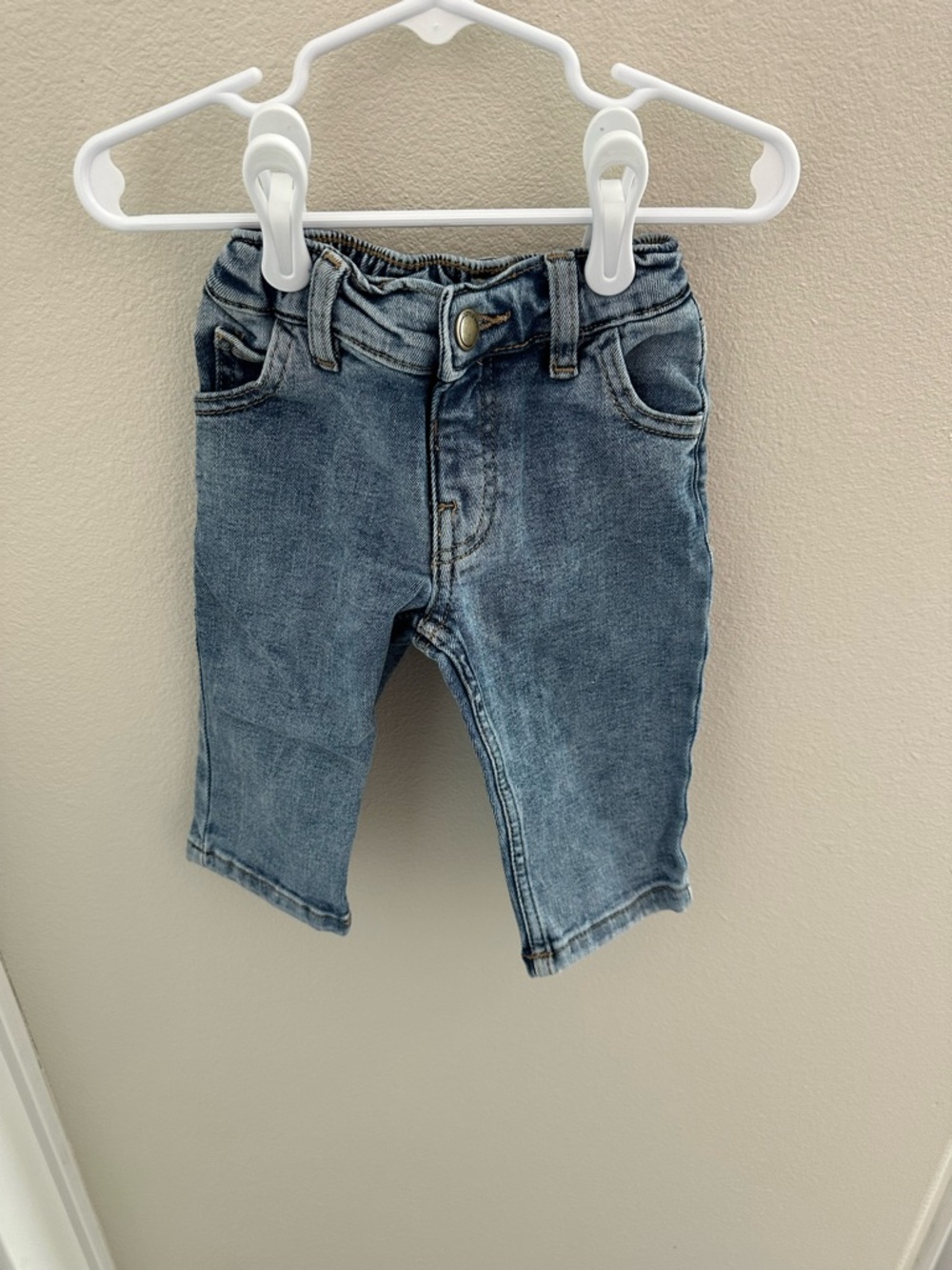 Little Bipsy Light Wash Denim Jeans - Blue